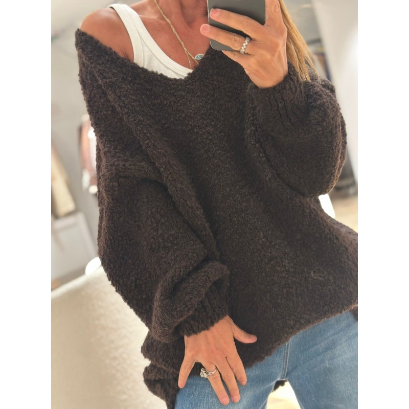 Pull robe bouclette Nath