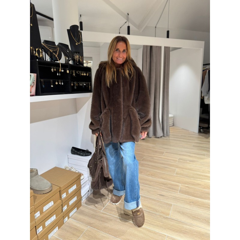 Veste fausse fourrure Selena