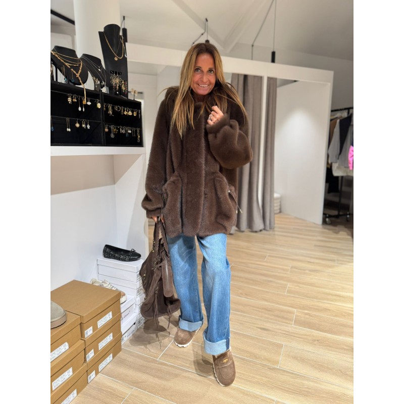 Veste fausse fourrure Selena