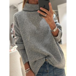 Pull Col roulé Love