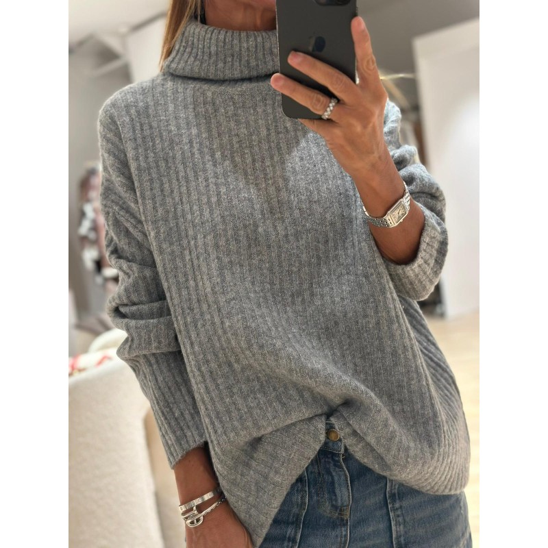 Pull Col roulé Love