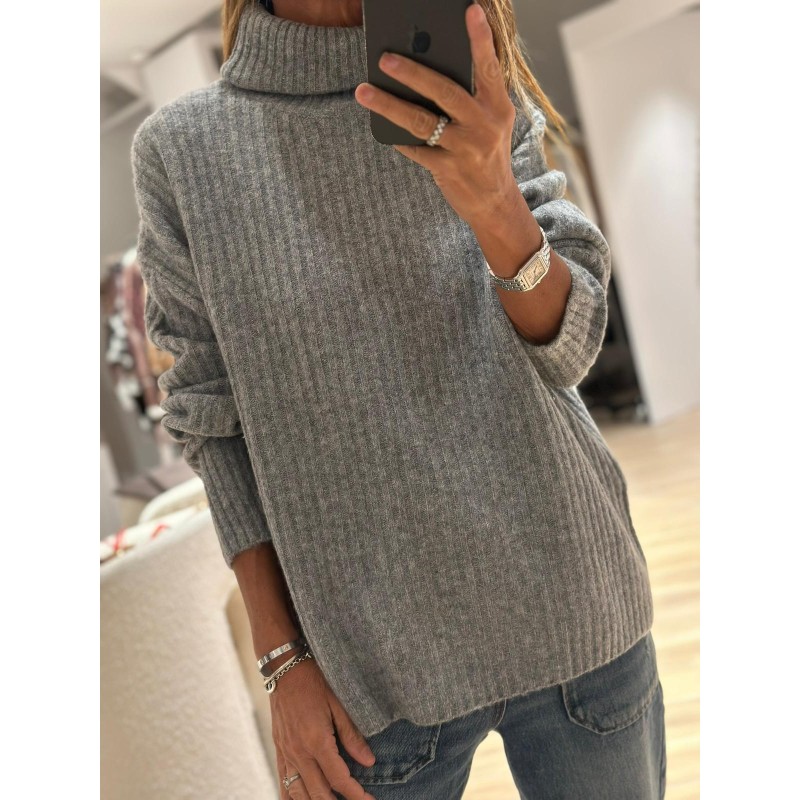 Pull Col roulé Love