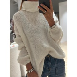 Pull col roulé Jade