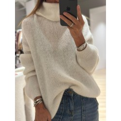 Pull col roulé Jade