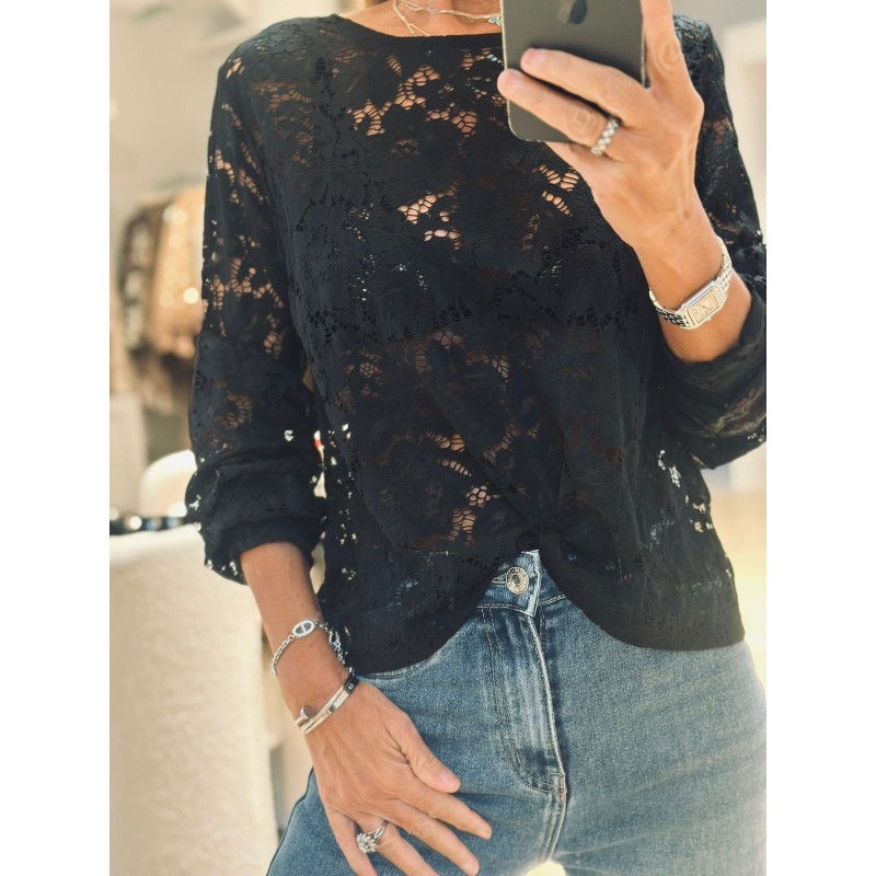 Blouse dentelle Clara