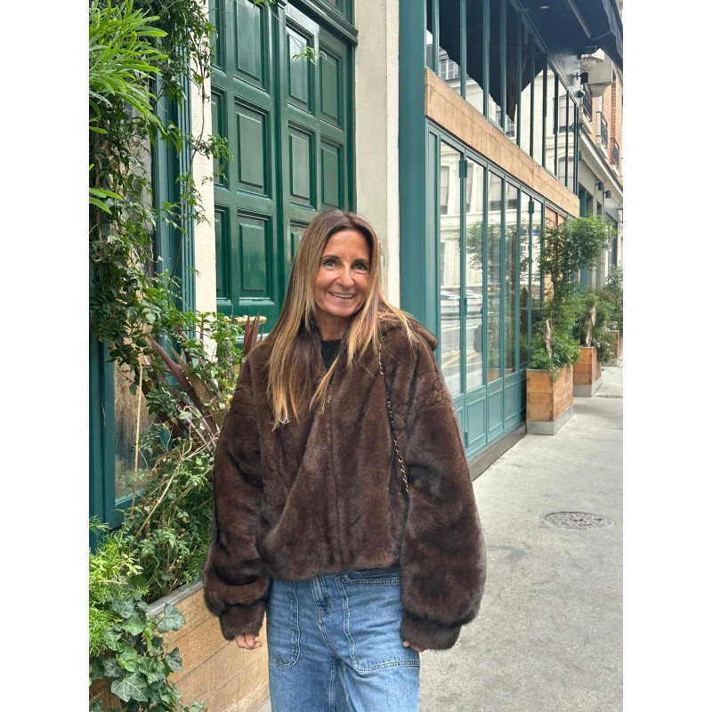 Veste fausse fourrure Megève