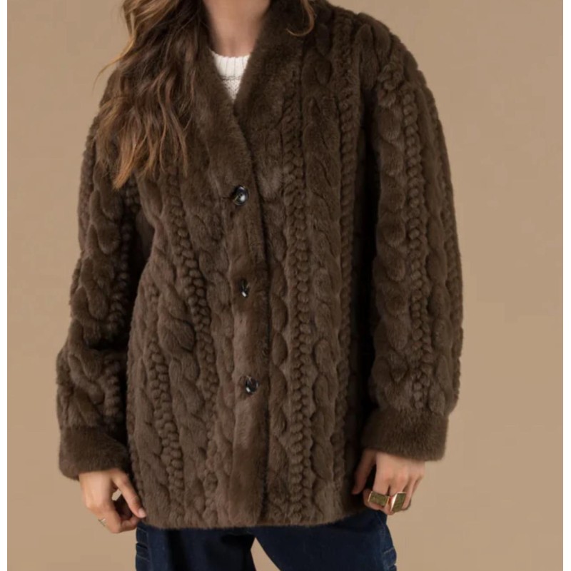 Veste fausse fourrure Sasha