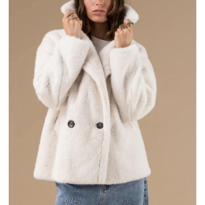 Manteau court fausse fourrure Erwan