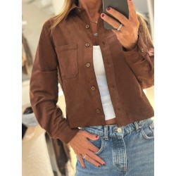 Veste suédine Romane