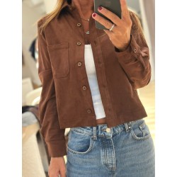 Veste suédine Romane