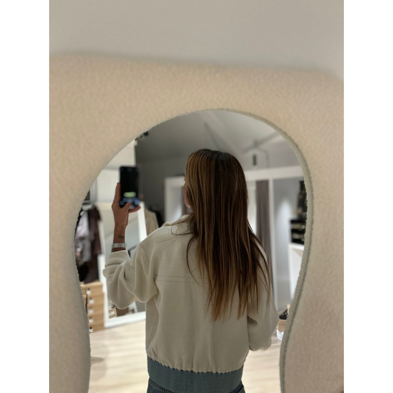 Gilet veste  Ophélie ecru