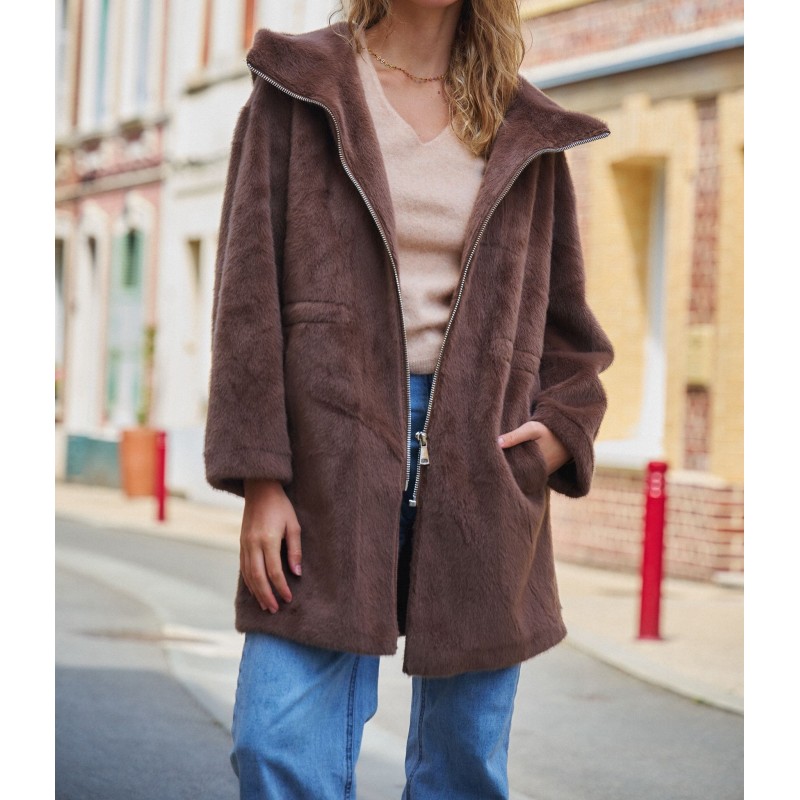 Veste fausse fourrure Alexia