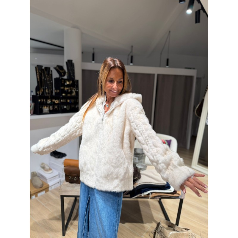 Veste fausse fourrure Venise