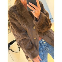 Veste fausse fourrure Sasha