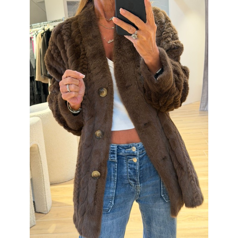 Veste fausse fourrure Sasha