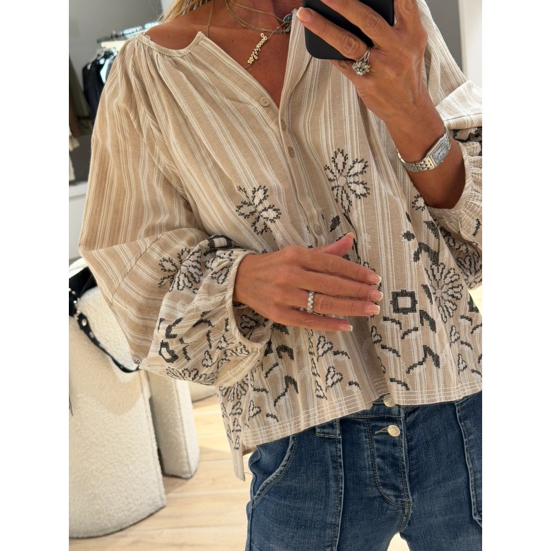 Blouse Achille beige
