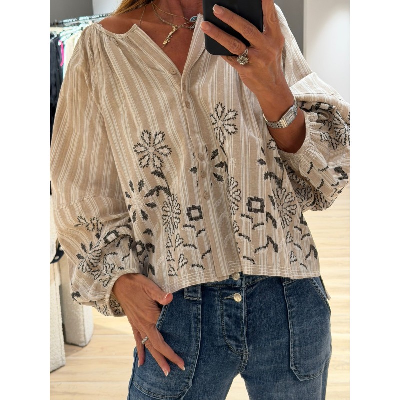 Blouse Achille beige