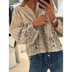Blouse Achille beige