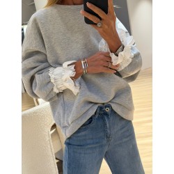 Sweat dentelle Alexia