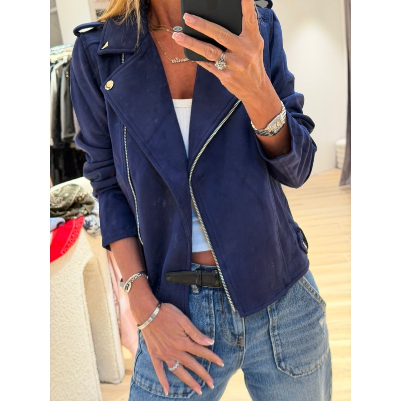 Perfecto suédine Léa