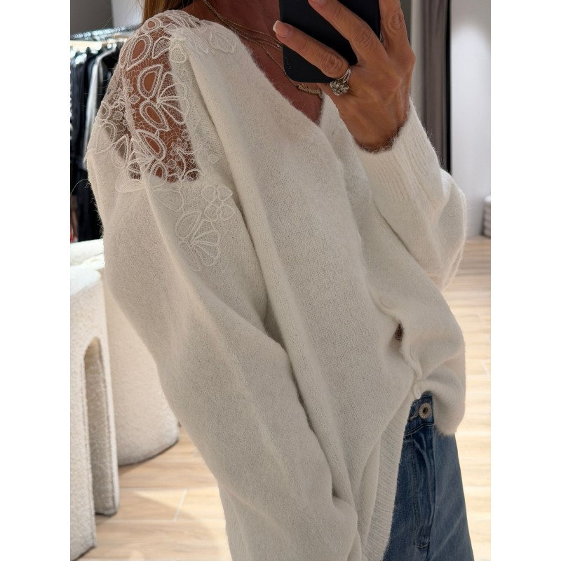 Gilet dentelle Roxanne