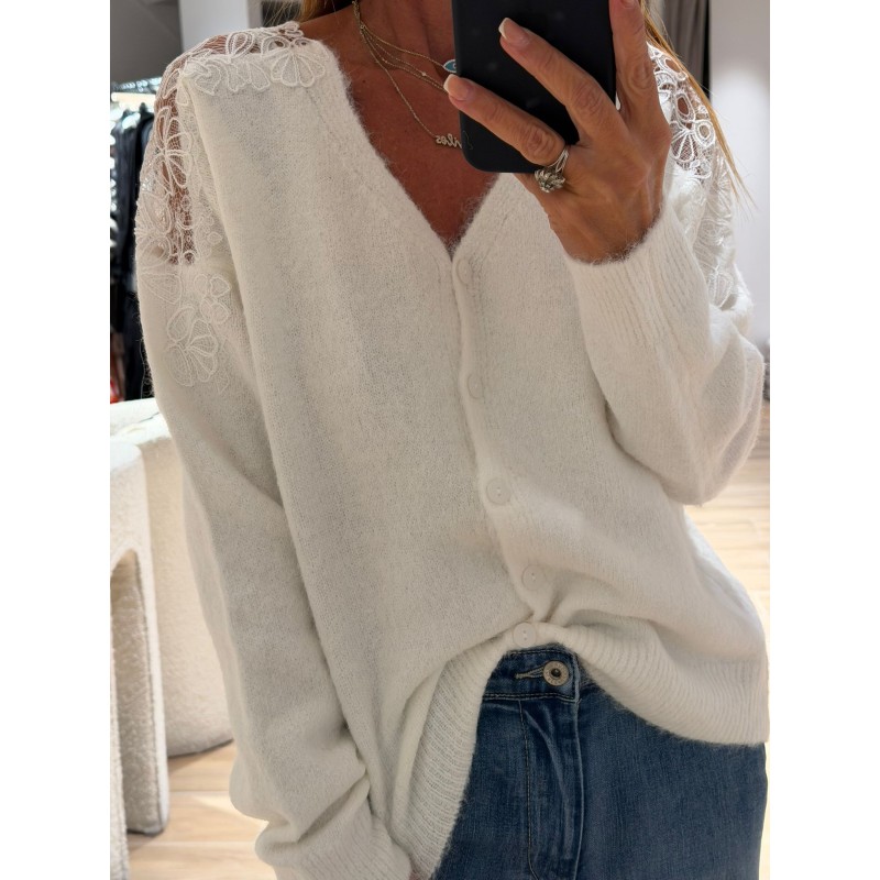 Gilet dentelle Roxanne