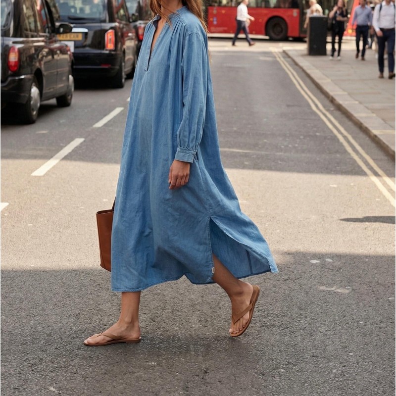 Robe jeans fluide Emma