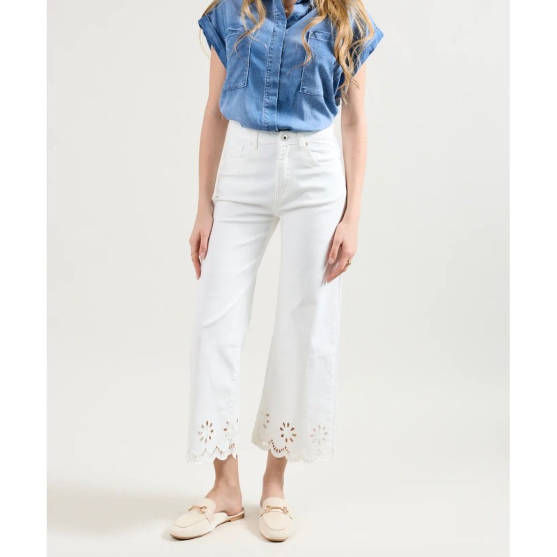 Jeans Justine Blanc