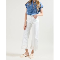 Jeans Justine Blanc