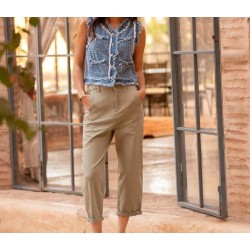 Jeans Claire Kaki