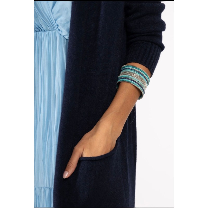 Cardigan sans couture touché Cashmire Joy