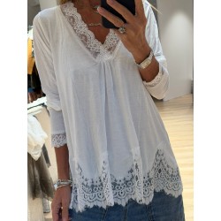 Allonge pull col V  Nathalie