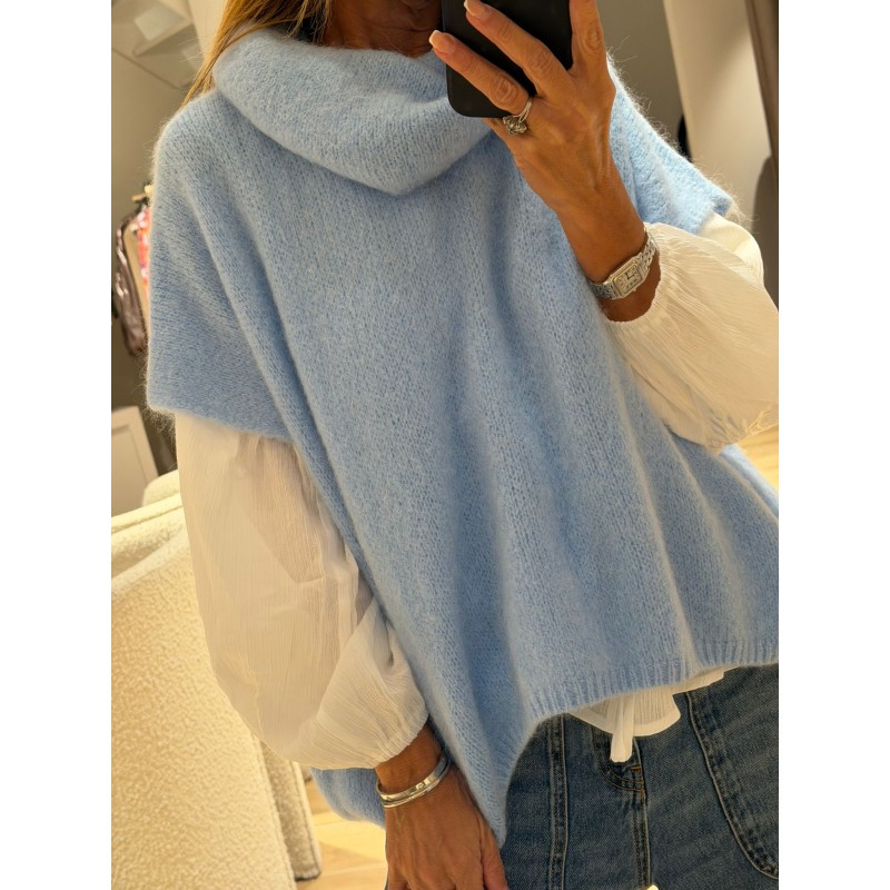 Pull col roulé baby Alpaga