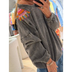 Pull Ibiza gris