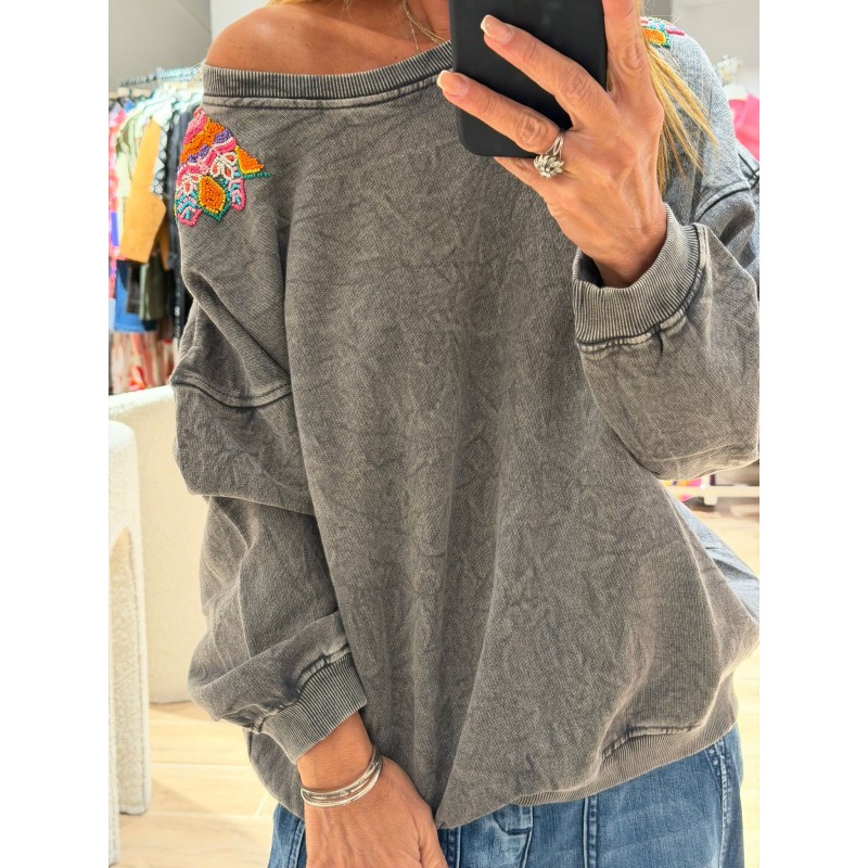 Pull Ibiza gris