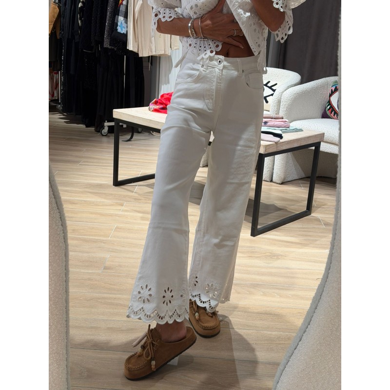 Jeans Justine Blanc