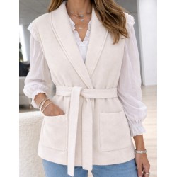 Gilet sans manche Flower