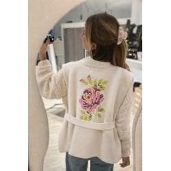 Gilet sans manche Flower