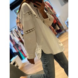 Chemise broderie Luana