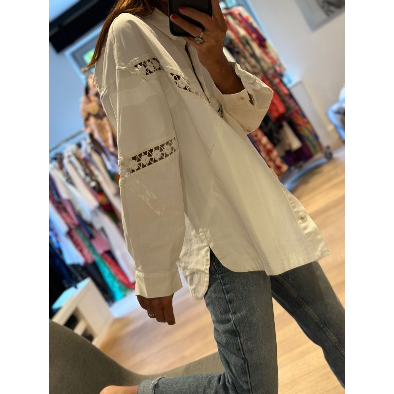 Chemise broderie Luana
