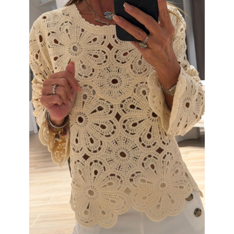 Blouse dentelle Lavinia
