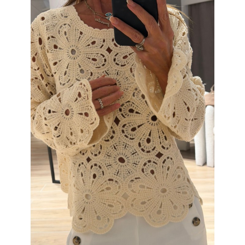 Blouse dentelle Lavinia
