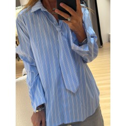 Chemise cravate Carla