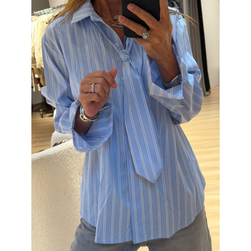 Chemise cravate Carla