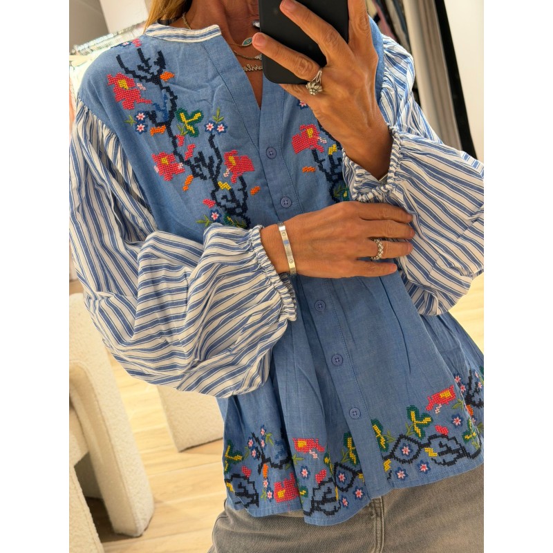 Blouse Blue