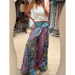 Pantalon patchwork 2