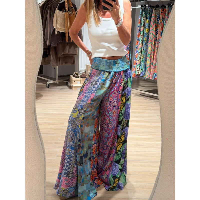 Pantalon patchwork 2