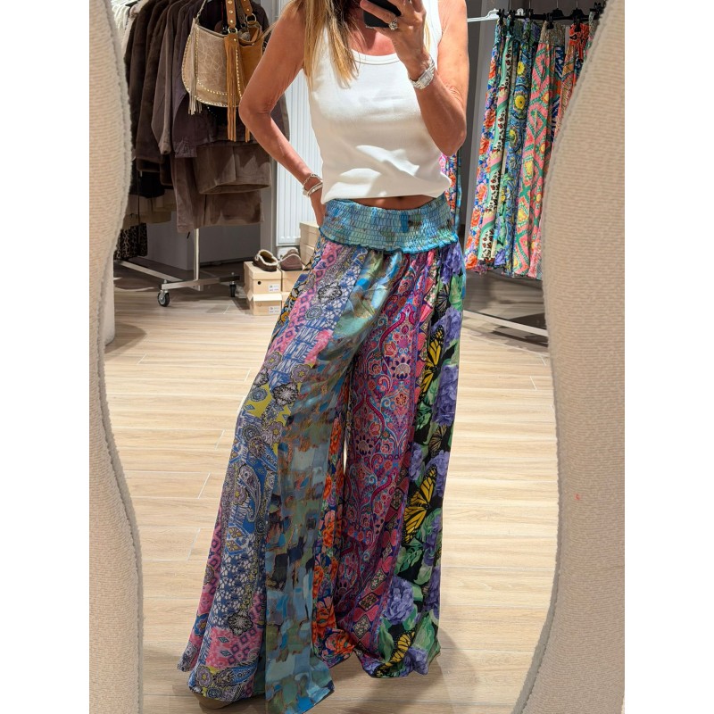 Pantalon patchwork 2