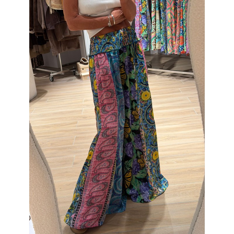 Pantalon patchwork 3