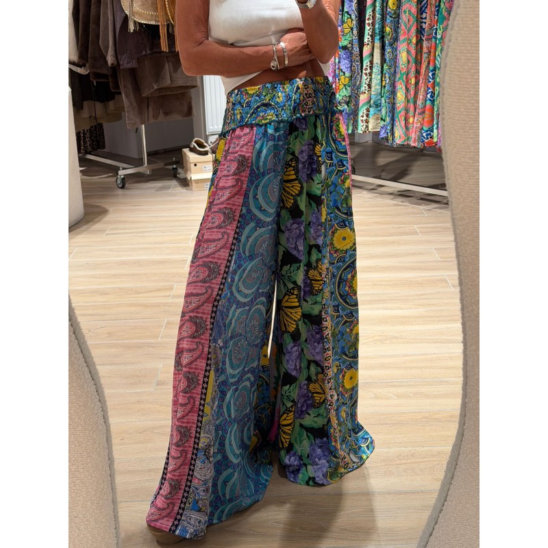 Pantalon patchwork 3